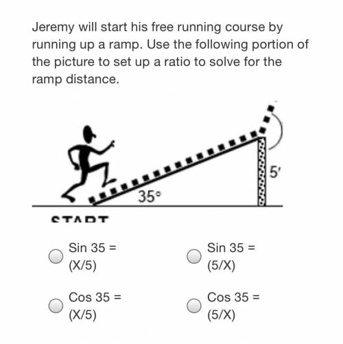 what is the distance of the ramp in feet? in the picture and please help answer the question below