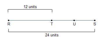 If TU = 6 units, what must be true? SU + UT = RT RT + TU = RS RS + SU = RU TU + US = RS