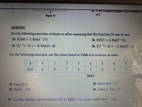 Anyone know how to solve 35 and 39 by chance?