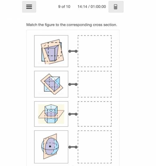 Match the figure to the corresponding cross section