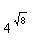Evaluate 4^radical sign 8 to the nearest ten thousandth.