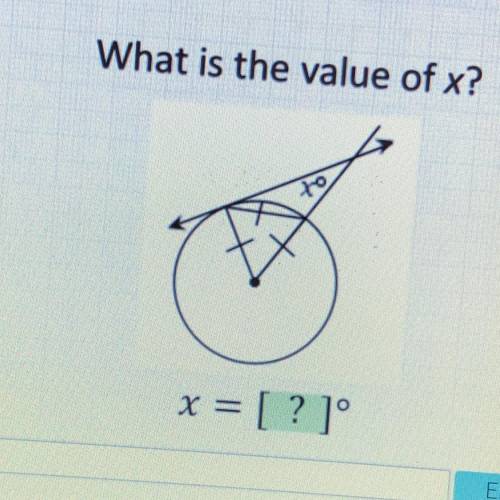 What is the value of x?