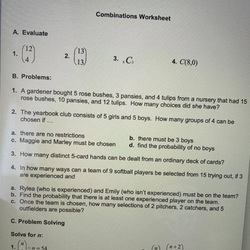 PLEASE HELP ME WITH THESE QUESTIONS!! :((( #2 & 4a)