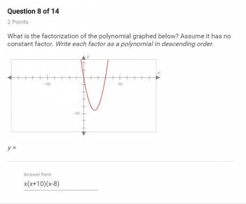 PLZZZZZZ HLPPPPP MEEEEEEEE what is the factorization of the polynomial graphed below? assume it has