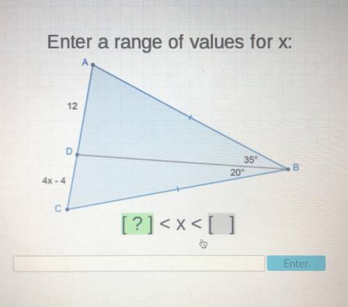 Please help! enter a range of values for x: