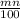 \frac{mn}{100}