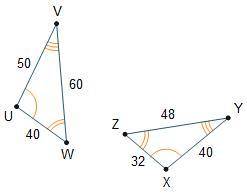 How can the triangles be proven similar by the SSS similarity theorem?