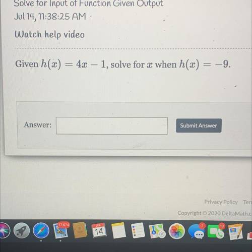 I need help on this problem please