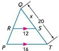 Find the length of segment QS. (Enter the just the value, without any units.)