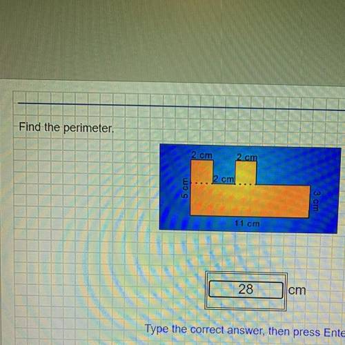 How can someone tell me the perimeter of this please