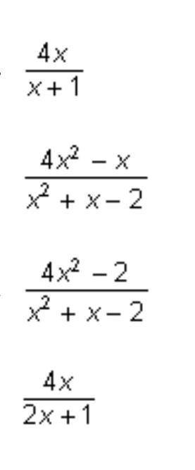 Brainliest for whoever gets this correct! What is the sum of the rational expressions below?