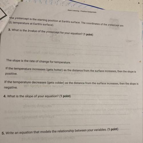 Need help on 3, 4 and 5