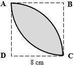 The following three shapes are based only on squares, semicircles, and quarter circles. Find the pe