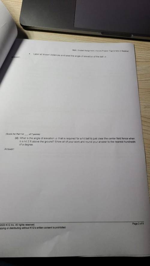 1. Answer Questions 1(a) through 1(d) for full credit. Show all necessary work. (Score for Part 1a: