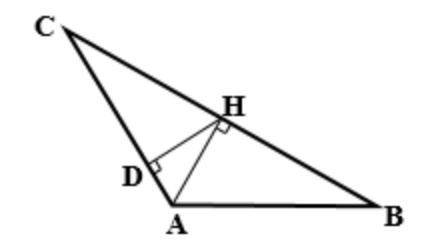 Given: ∆ABC – iso. ∆, m∠BAC = 120° AH ⊥ BC , HD ⊥ AC AD = a cm, HD = b cm Find: P∆ABH