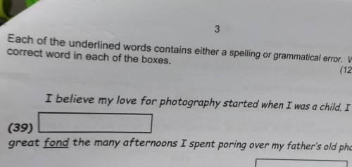 I believe my love for photography started when I was a child. I recall with

great (39) fond the m