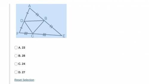 A. 23 B. 28 C. 24 D. 27