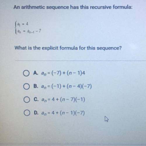 What is the explicit formula for this sequence?