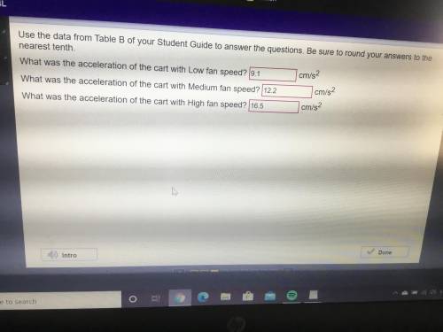 Use the data from Table B of your student guide to answer. Round your answer to the nearest tenth