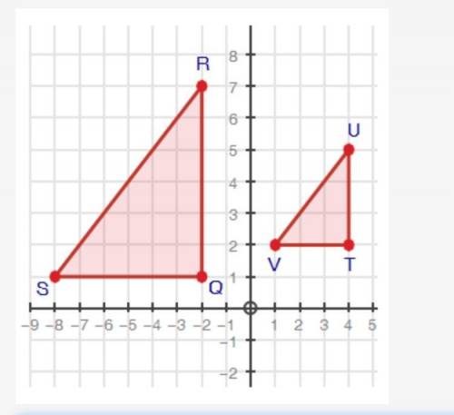HELP PLS I WILL. GIVE BRAINLEST Triangle QRS is similar to triangle TUV. Write the equation, i