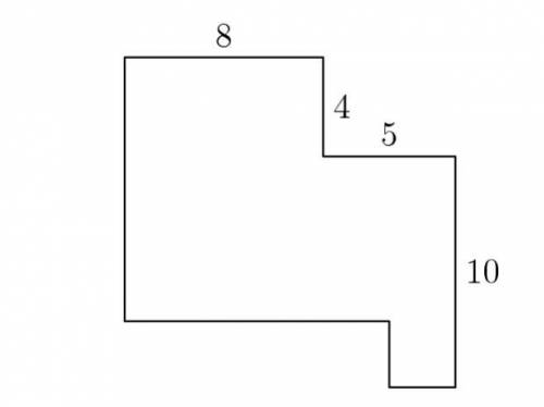 Find the perimeter of the following rectilinear figure.