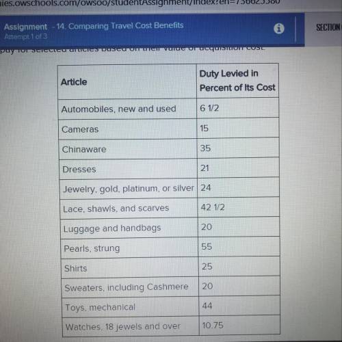 For this problem, use the tables and charts shown in this section. (Use picture provided)

A Unite