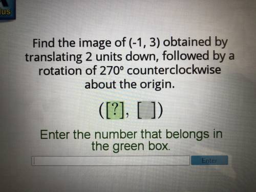 Enter the number that belongs in the green box