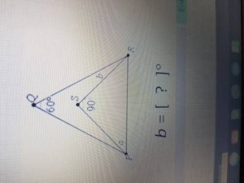 PQ=RQ and PS=RS. What does B equal?