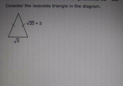 What is the perimeter of the triangle in simplest fo