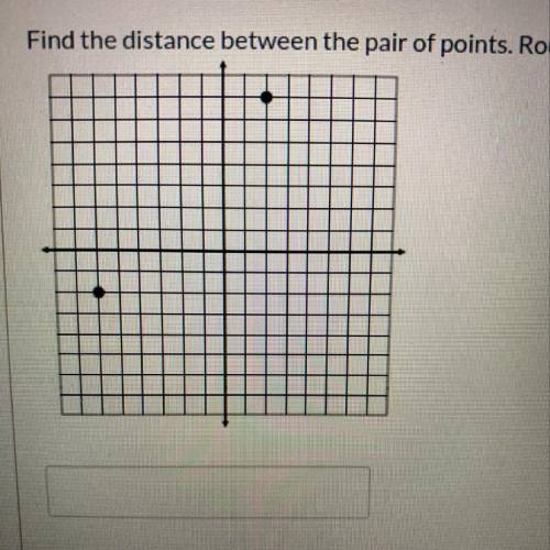 Find the distance between the pair of points. Round to the nearest hundredth.