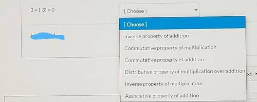 Each expression with the appropiate property: