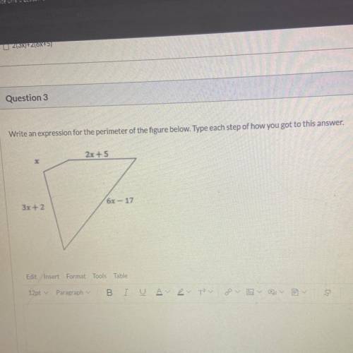 Math hw write an expression step by step