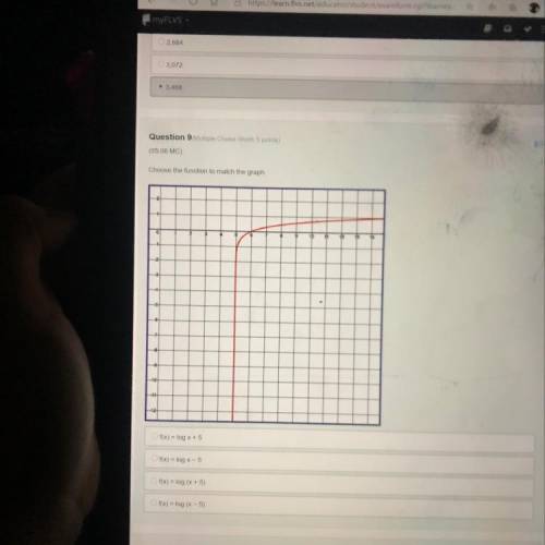 Choose the function to match the graph.