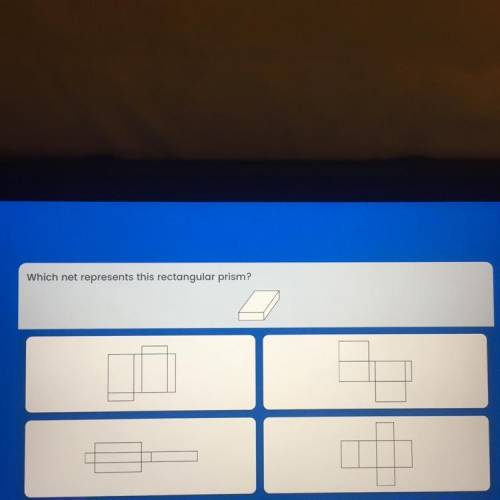 Which bet represents this rectangular prism?