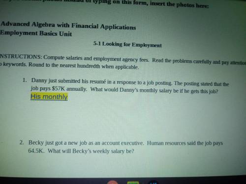 Danny just submitted his resumé in a response to a job posting. The job posting stated that the job