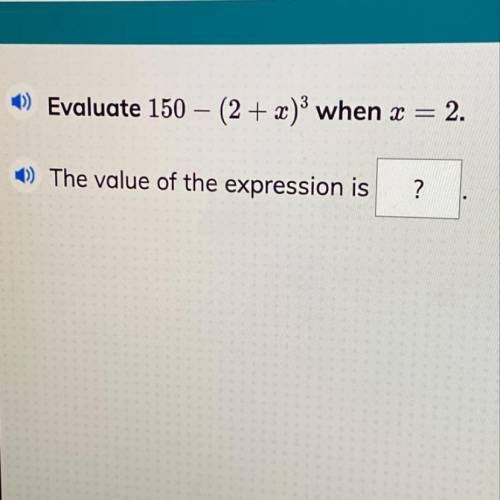 The value of the expression is
_____?