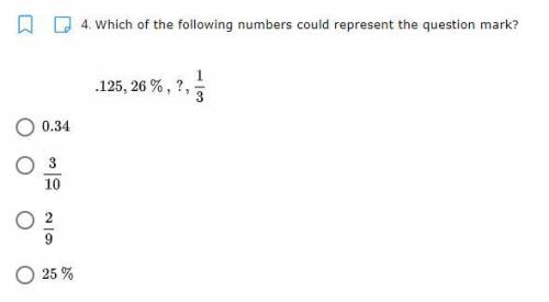 Which of the following numbers could represent the question mark?