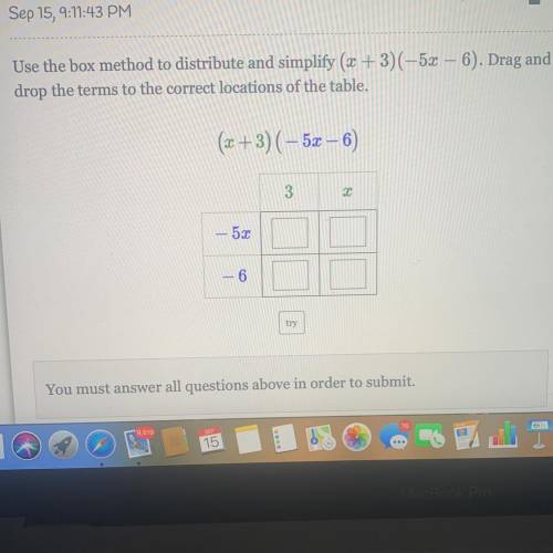 Use the box method to distribute and simplify. plz help!
