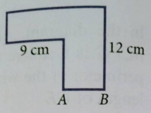 A wire with a length of 54 cm is bent to form a shape as shown in the diagram. what is the length o