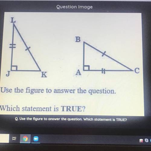 Use the figure to answer the question.

Which statement is TRUE?
2. Use the figure to answer the q