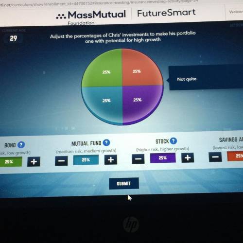 Foundation

29
Adjust the percentages of Chris' investments to make his portfolio
one with potenti