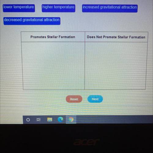 Determine which physical conditions are necessary to support nuclear fusion and formation of stars.