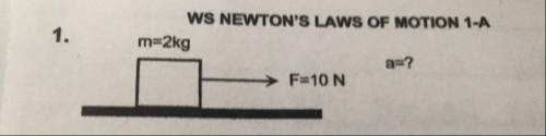 Newton’s law of motion, please show work if you can :)