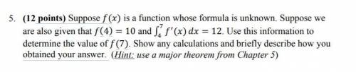 Please help! Super quick integral question due in an hour! Thank you!!!
