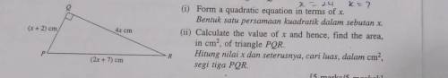 This is a right angled triangle I really need someone's help rn