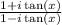 \frac{1 + i \tan(x) }{1 - i \tan(x) }