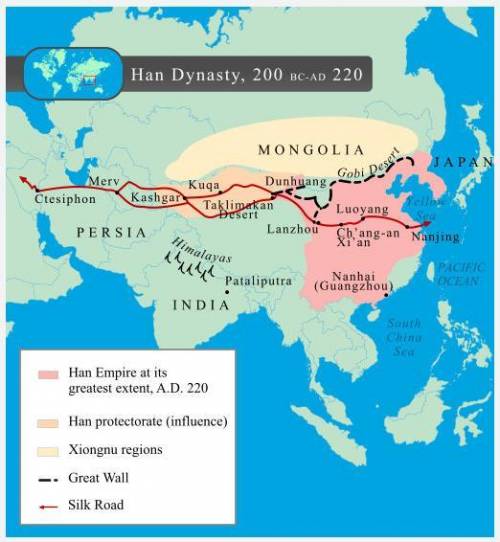 Note that neither the Han dynasty nor the Tang dynasty started out occupying as much territory as t