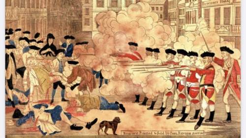 Why was the picture of the Boston Massacre an

example of Propaganda? 
A. It wasn’t, it was an acc