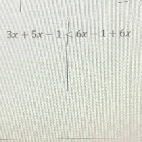 Rewrite each problem so that x appears on only one side