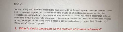 What is cott’s viewpoint on the motives of women reformers?